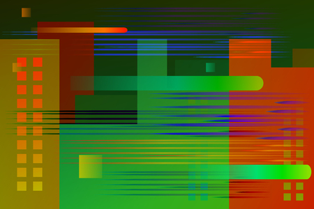 City lights, blurred car lights, night city, speed. Vector illustrationのイラスト素材