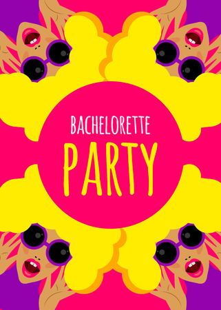 invitation to hen partyのイラスト素材