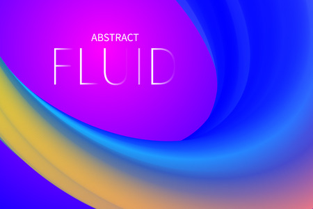 Fluid future bannerのイラスト素材