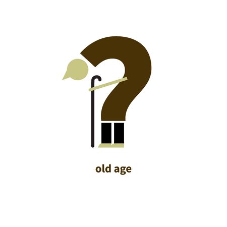 oldster metaphor, conceptのイラスト素材