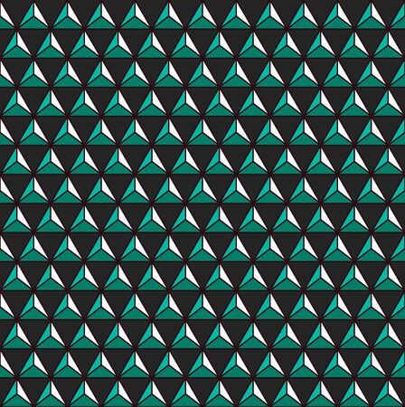 Geometric background with triangles, seamless abstract classic pattern, ornament with triangles,...