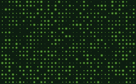 Digital data background with circles. Backdrop technology with dotsのイラスト素材
