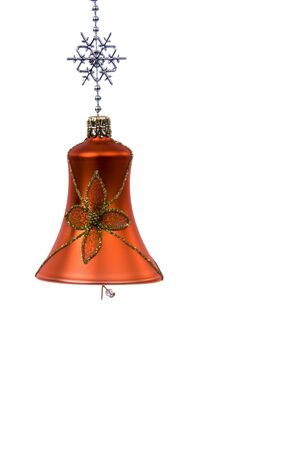 Christmas bauble on a white background  の写真素材