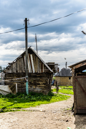 Life in a gypsy village in Ukraineのeditorial素材