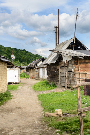 Life in a gypsy village in Ukraineのeditorial素材
