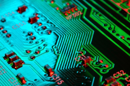 Circuit Board Technology Backgroundの写真素材
