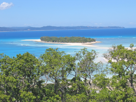 Tropical paradise - Nosy Iranja - Nosy Be island - Madagascar.の写真素材