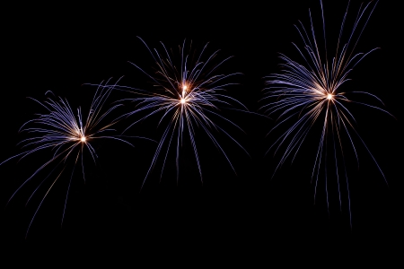 time exposure fireworks #3の写真素材