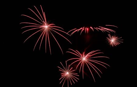 Fireworks in Solvang, California, July 4th 2012 