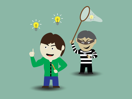 Stolen ideaのイラスト素材