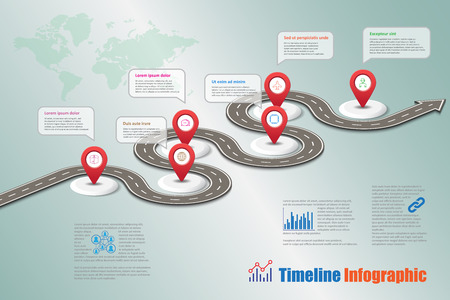 Business road map timeline infographic icons designed for abstract template element modern diagram process web pages technology digital marketing data presentation chart  illustrationのイラスト素材