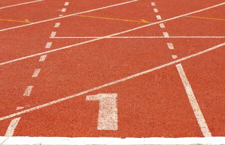 track number one の写真素材