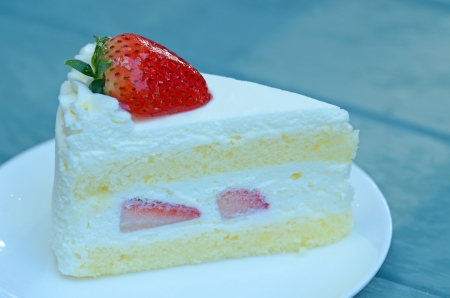 Strawberry Cheesecakeの写真素材