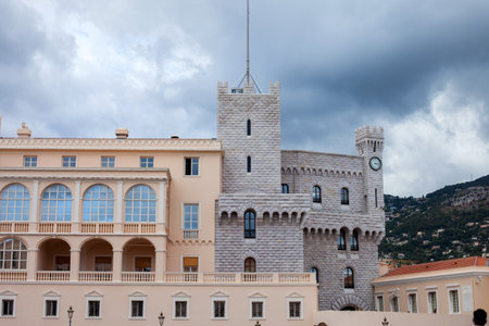 Prince's Palace of Monaco - It is the official residence of the Prince of Monaco, built in 1191のeditorial素材