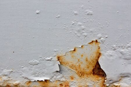 Rusted on surface of the old iron, Deterioration of the steel, Decay and grunge Texture backgroundの写真素材