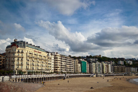 San Sebastian -  a resort town, north of Spainの写真素材