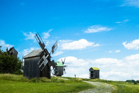 windmills in Kievの写真素材