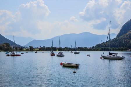 beautiful lake of  Achensee in Tirol Alps, Austia
