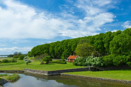 Historical building. Kalmar castle in Sweden Scandinavia Europe.の写真素材