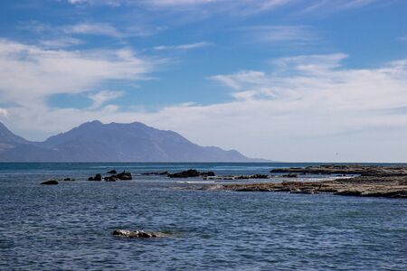 amazing seascape view near Kaikoura, South Island, New Zealand