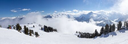 view of Mayrhofen in Tyrol region, Austria