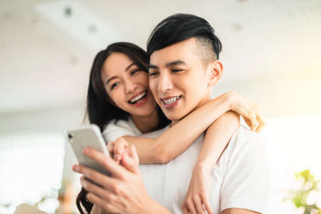 Business man and woman working together in officeの写真素材