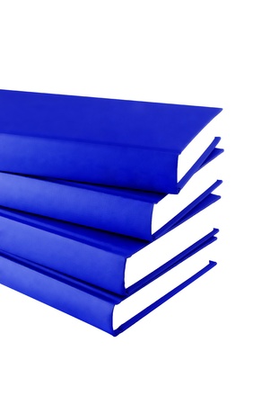 Books - Lots of different books rendered on a white background の写真素材
