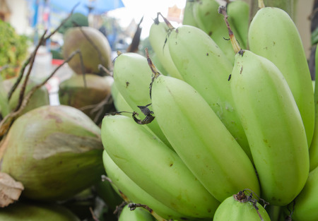 Banana ,Raw banana eaten as delicious vegetableの写真素材