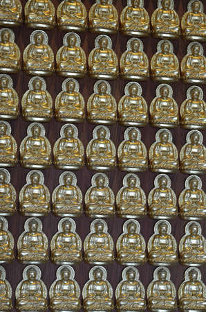 Pattern of gold chinese buddhaの写真素材