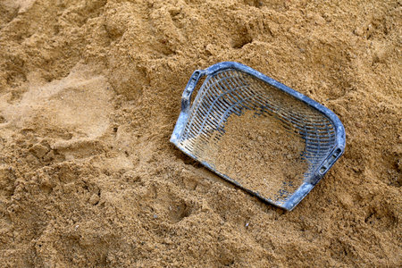 The sand pile constructionの写真素材