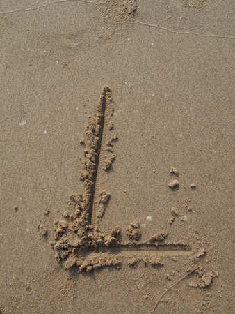 L, English lettersの写真素材