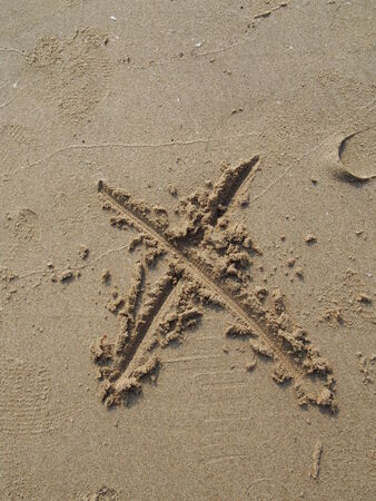 X, English lettersの写真素材