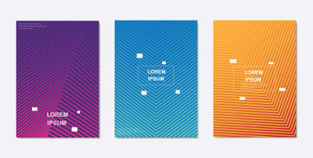 Vector collection Design set Your annual report cover, book cover, magazine and your design.