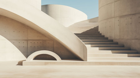 abstract of modern architecture background, concrete wall textured backgroundの素材