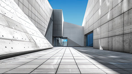 Modern office building. Architectural details of modern building. Business backgroundの素材