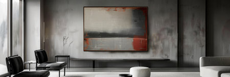 modern bright interiors apartment Living room mockup illustration 3D rendering computer digitally generated imageの素材