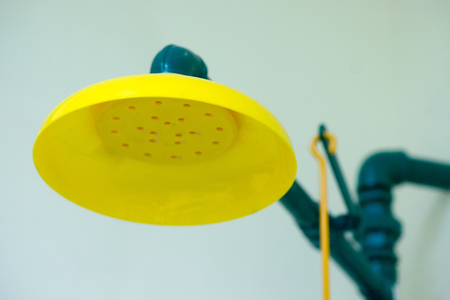 Emergency Safety Shower In Laboratory Roomの写真素材