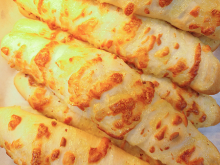 Closeup cheese Toastedの写真素材