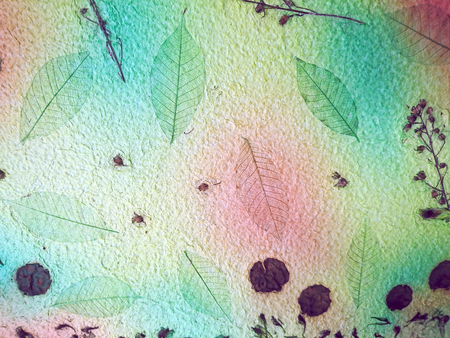 Colorful handmade paper for the texture background.