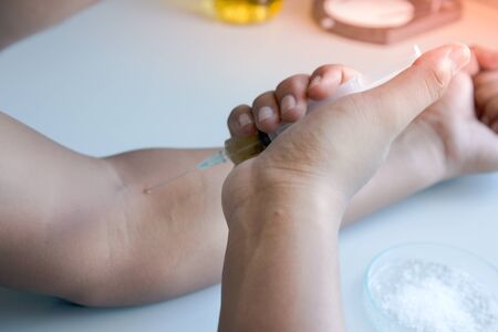 Use drugs in injection, drugs addiction
