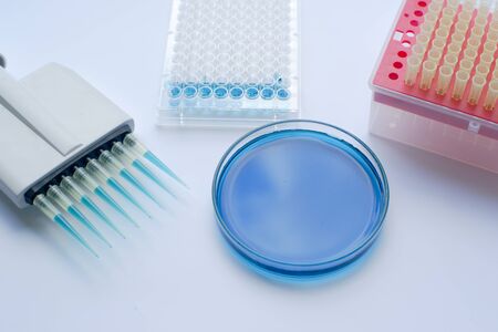 Background of Experiment chemical in Lab.の写真素材