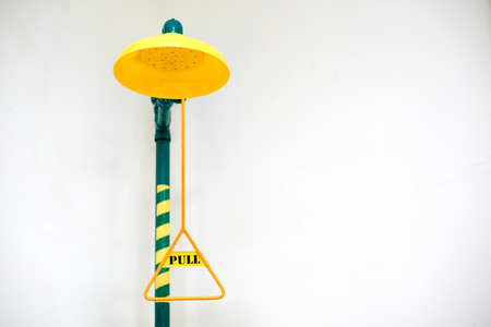 emergency Safety Shower In Laboratory Roomの写真素材