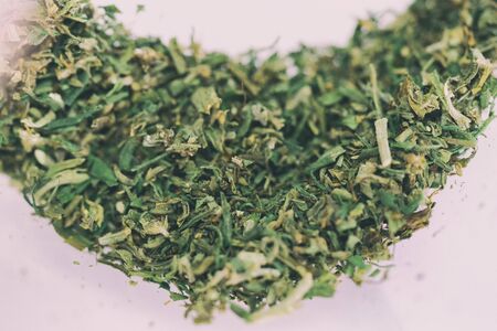 Cannabis marijuana weed joint for the rolling cigarettes with pipe tobacco.の写真素材