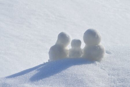snowmenの写真素材