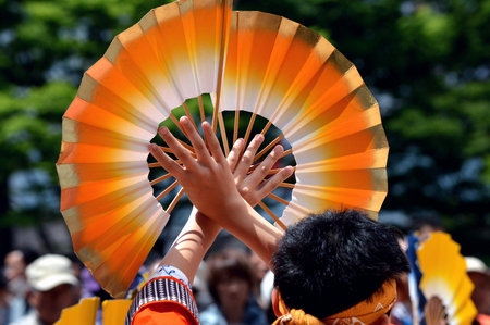 Folding fanの写真素材