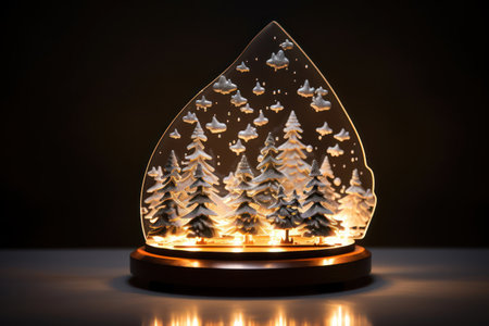 Elevate your holiday decor with the soft glow of LED lights, beautifully showcased in a home setting, complemented by a dreamy bokeh scene.ai generatedの素材