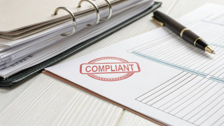 Compliant organization ensures financial legislation adherenceの素材