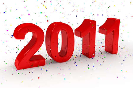 happy new year 2011の写真素材
