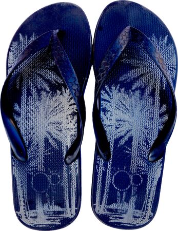 Beach slippersの写真素材