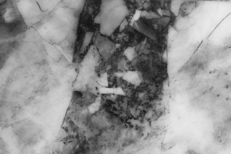 Marble texture background / white gray marble pattern texture abstract background / can be used for background or wallpaperの写真素材